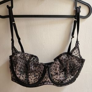 VICTORIA'S SECRET Dream Angels Unlined Balconette Bra, Size 32DDD (F)
